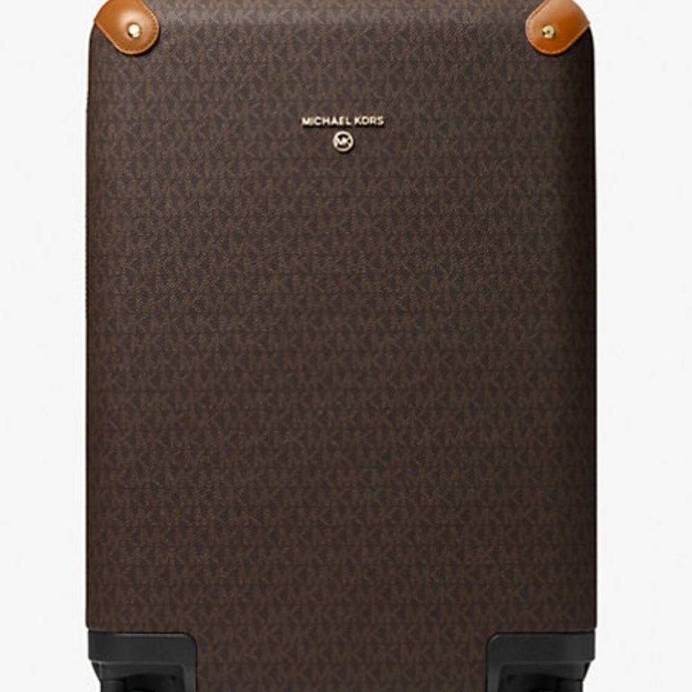 🤎Michael Kors Dark Brown Travel Suitcase 14.5"W X 20"H X 9.5"D Never Used!